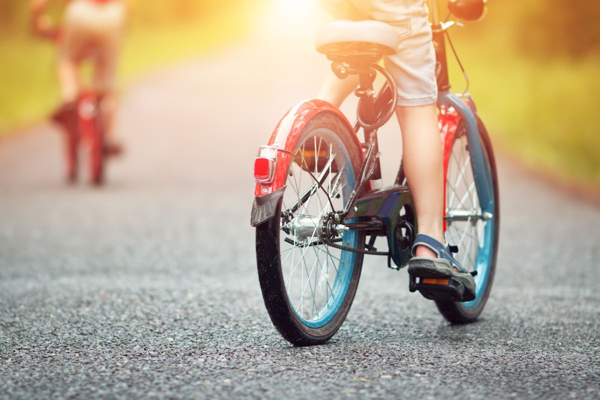 the-emotional-reaction-of-a-child-after-receiving-a-used-bicycle-from-his-father-as-a-gift