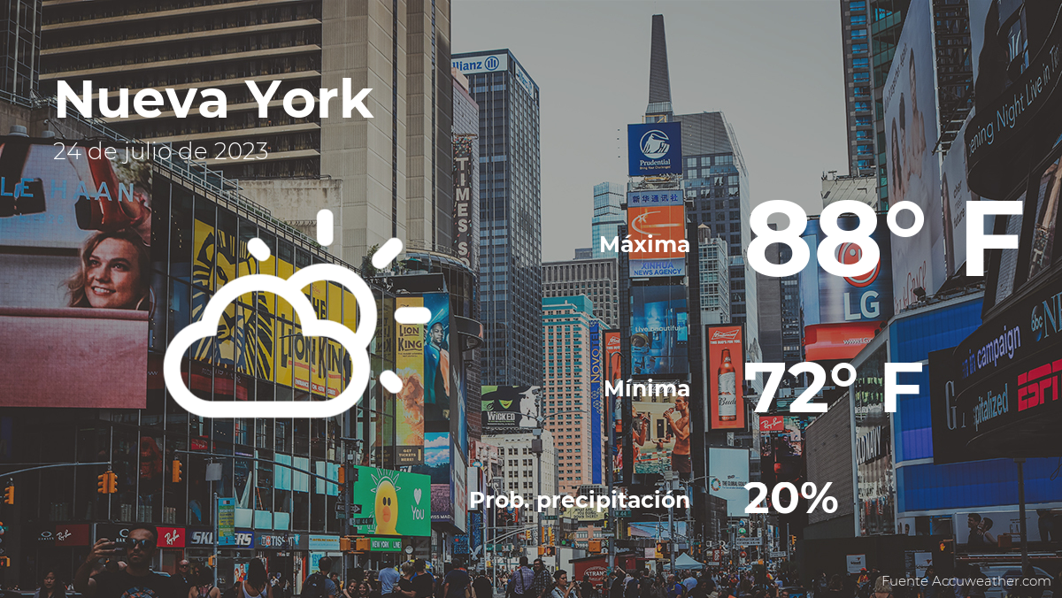 new-york:-the-weather-for-today,-monday,-july-24