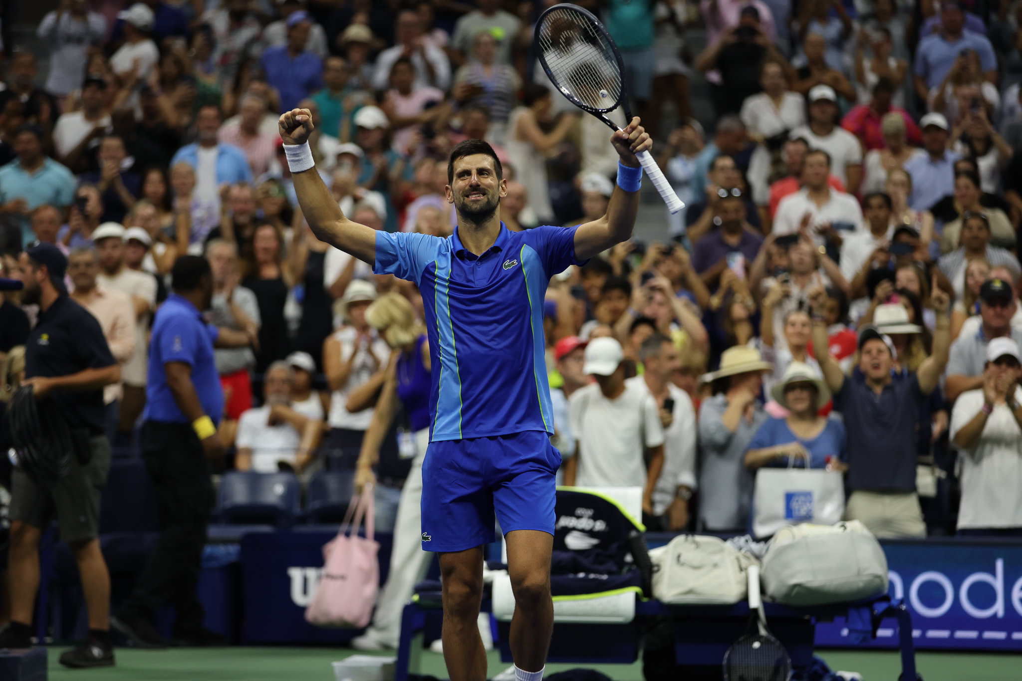 djokovic-advances-to-the-quarterfinals-of-the-us-open-after-dominating-the-croatian-gojo