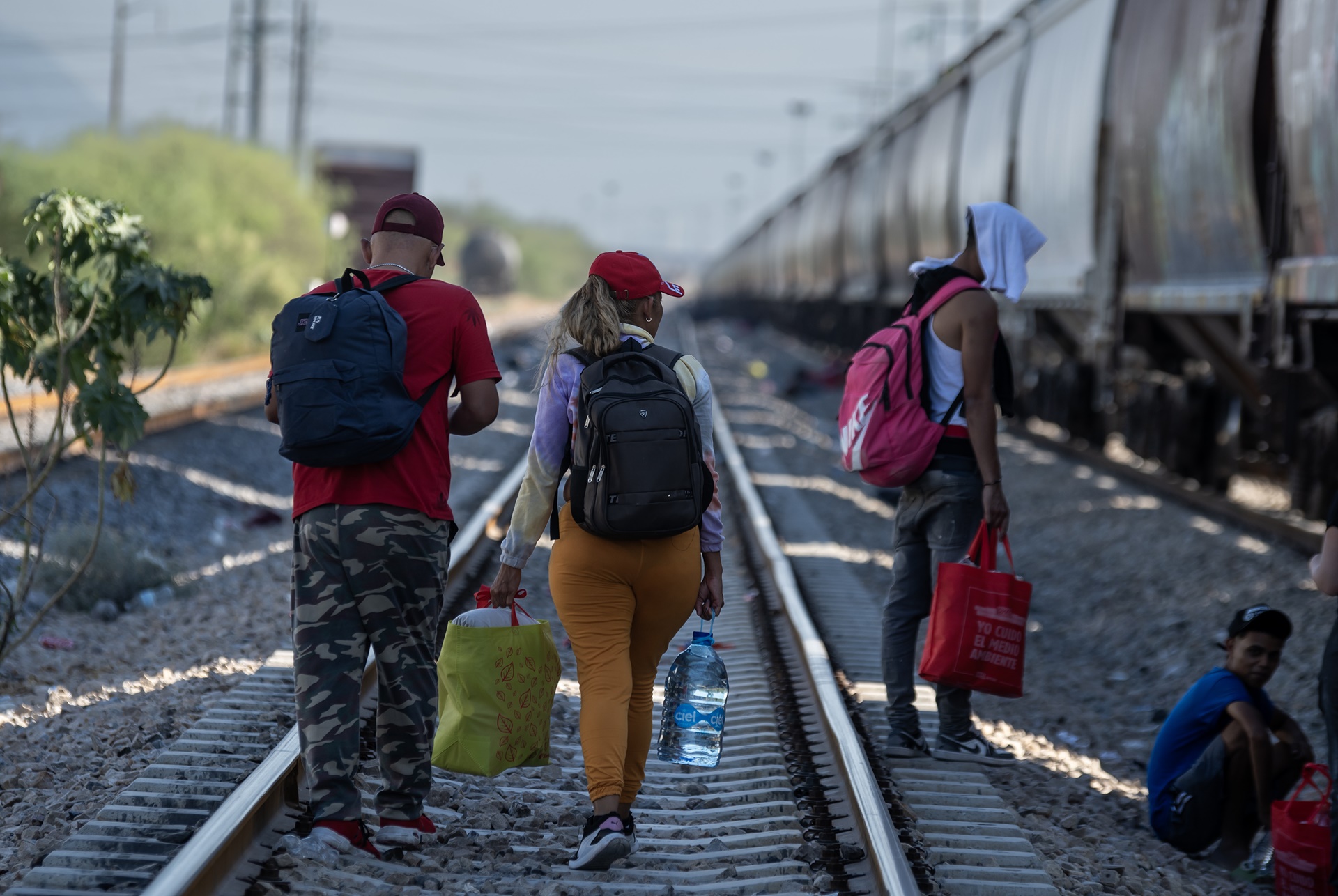 hundreds-of-migrants-stranded-in-northern-mexico-due-to-the-train-strike:-the-majority-are-venezuelans-waiting-to-reach-the-us.