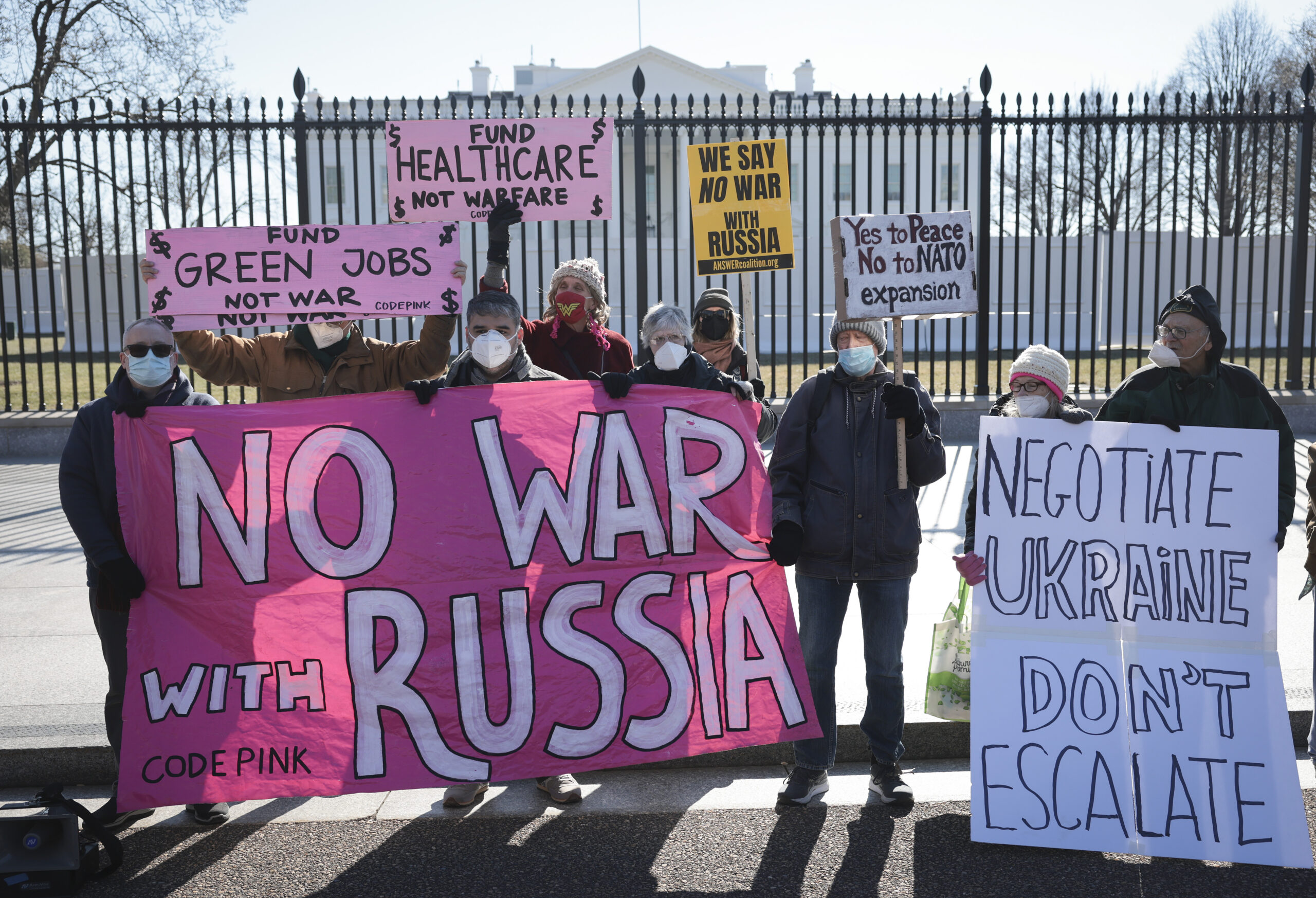 far-left-activists-protested-in-congress-against-the-war-in-ukraine-and-urged-democrats-to-negotiate-with-putin