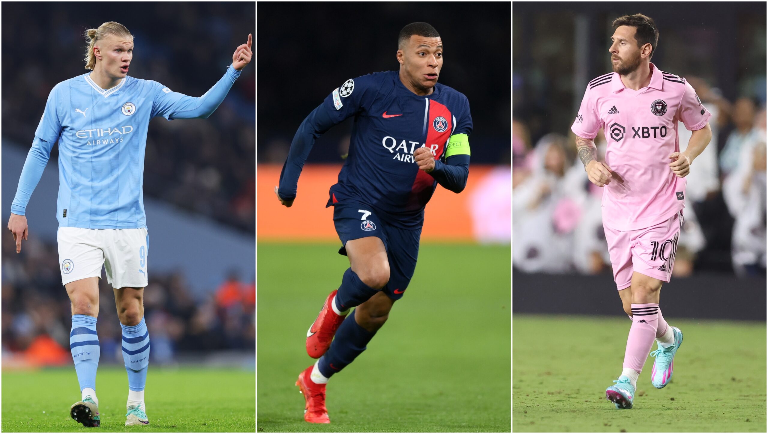 erling-haaland,-kylian-mbappe-and-lionel-messi-on-the-podium-of-the-best-players-of-2023,-according-to-the-iffhs