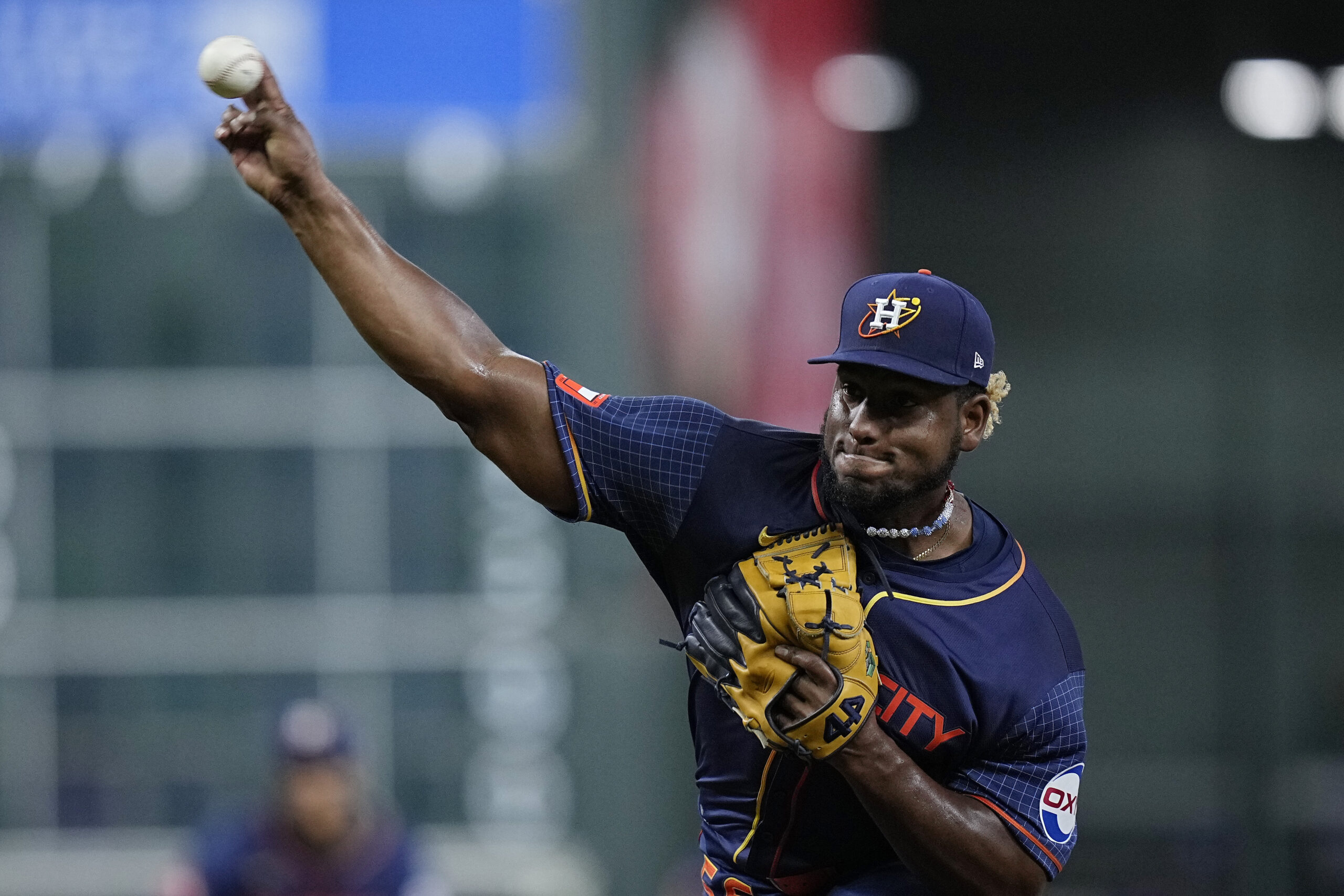 dominican-ronel-blanco,-of-the-astros,-throws-the-first-game-without-a-hit-or-run-of-2024-against-the-blue-jays