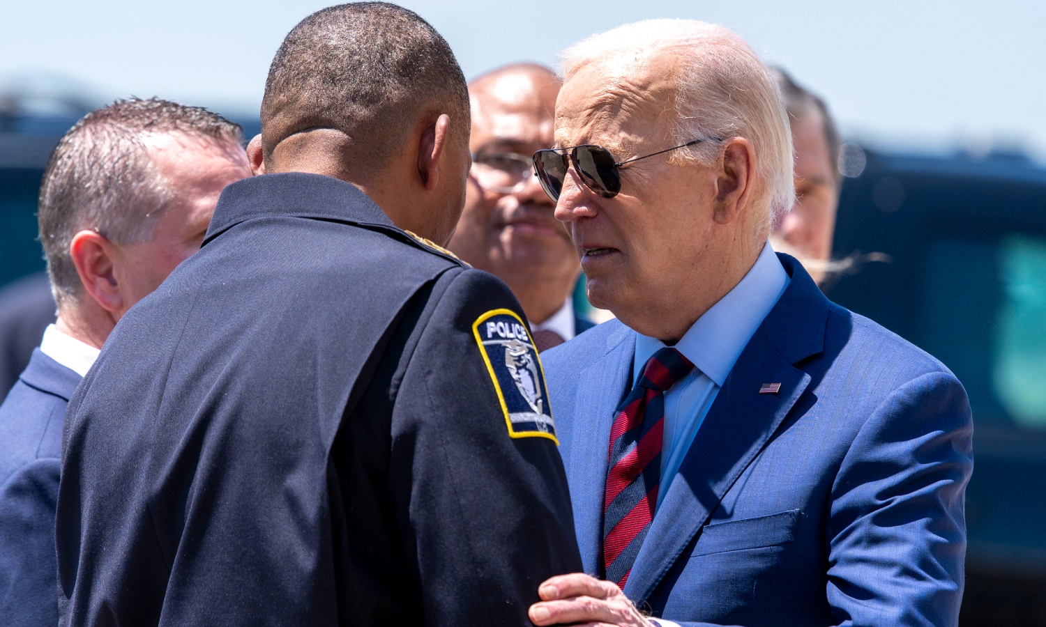 joe-biden-visited-north-carolina-to-offer-his-condolences-to-the-families-of-the-officers-killed-in-the-shooting