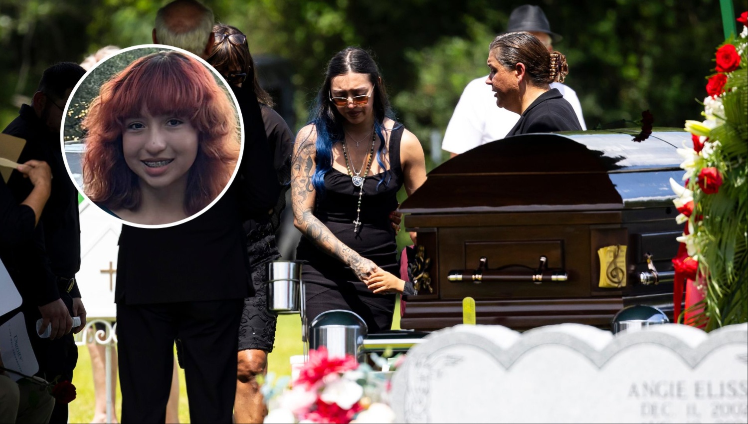 jocelyn-nungaray-is-farewelled:-at-her-funeral-her-family-asked-to-close-the-border-to-illegal-migrants