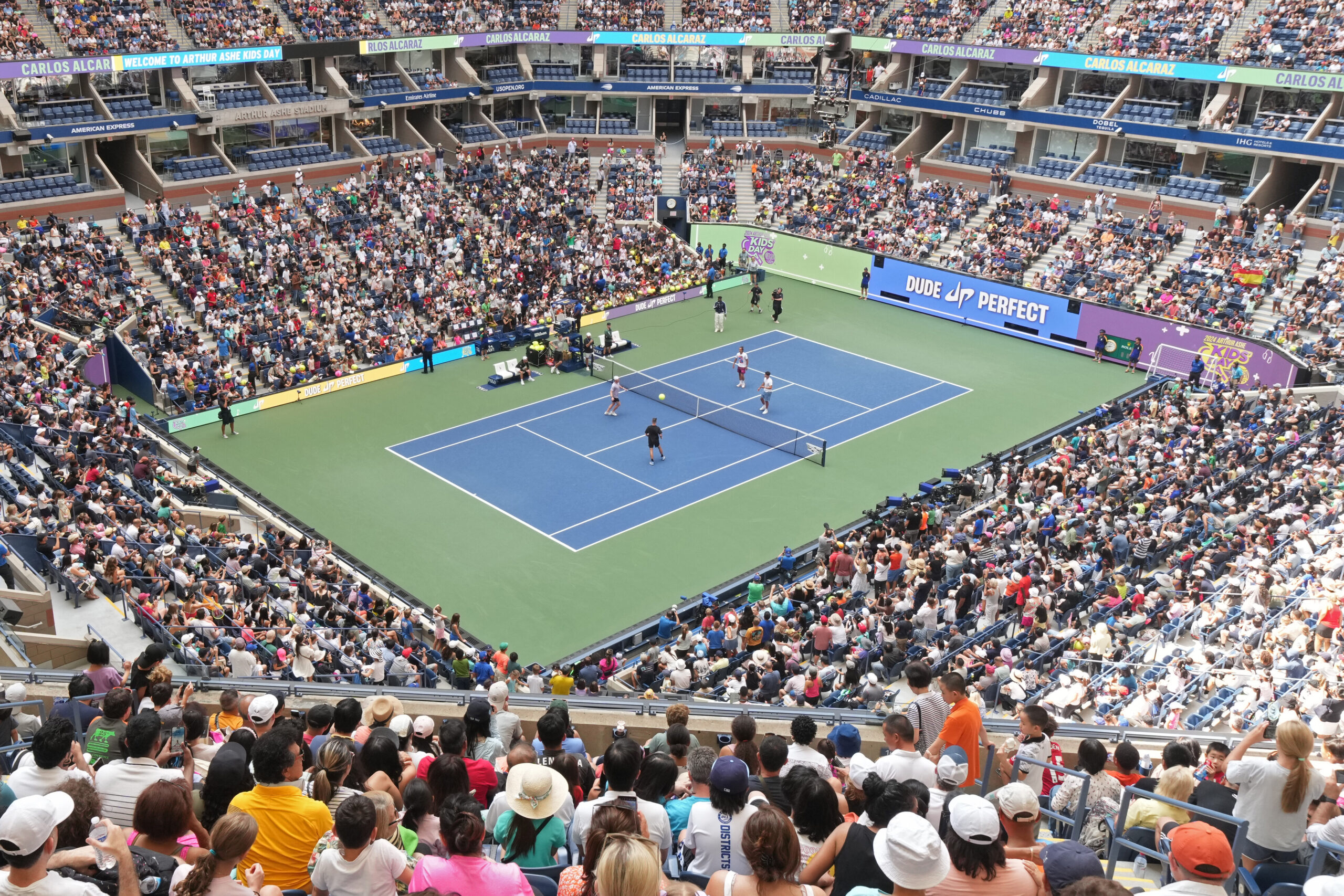 us-open:-record-number-of-fans-at-arthur-ashe-kids'-day